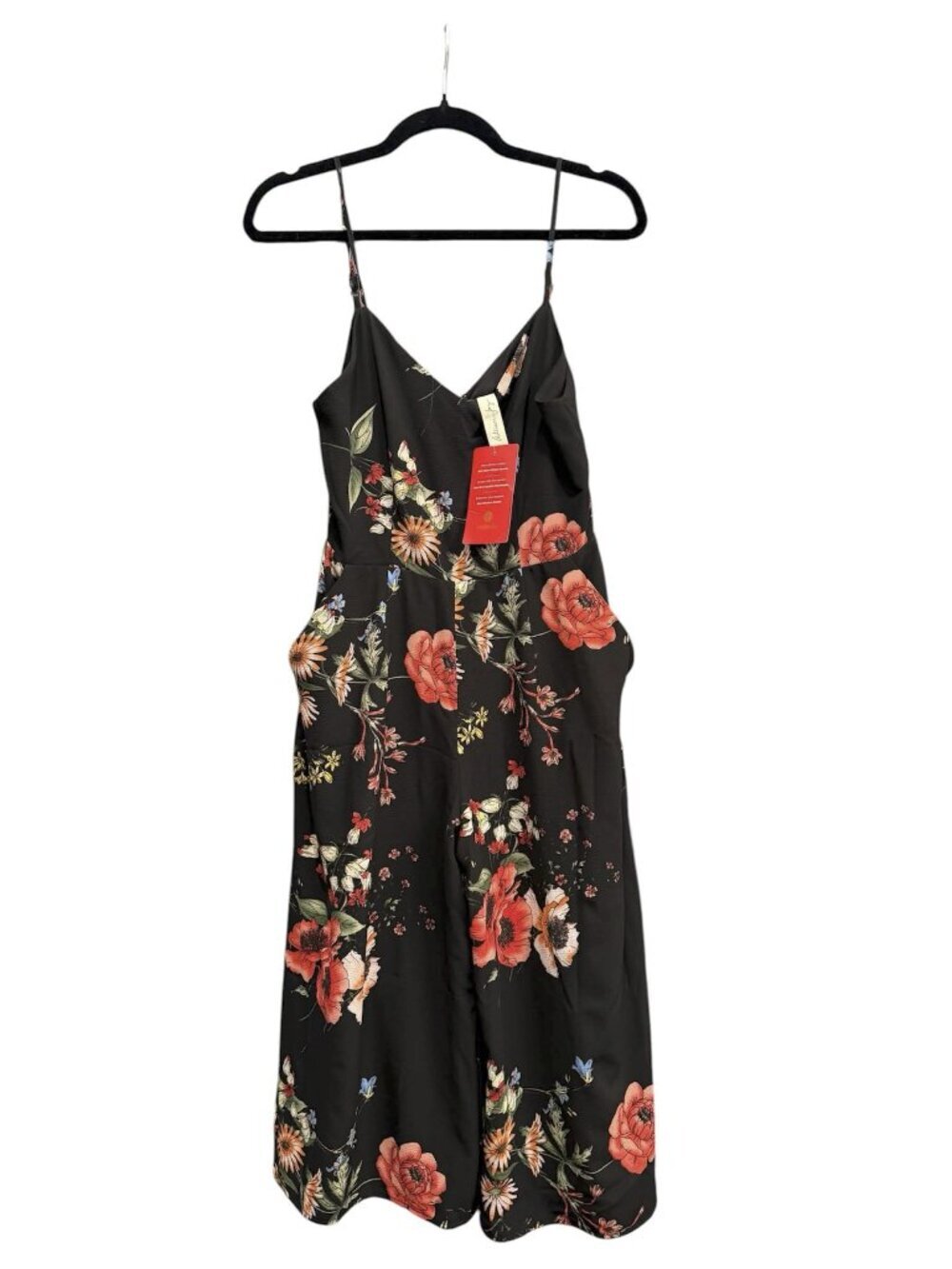 Evereve Allison Joy Floral Cropped Jumpsuit - Picture 2 of 5